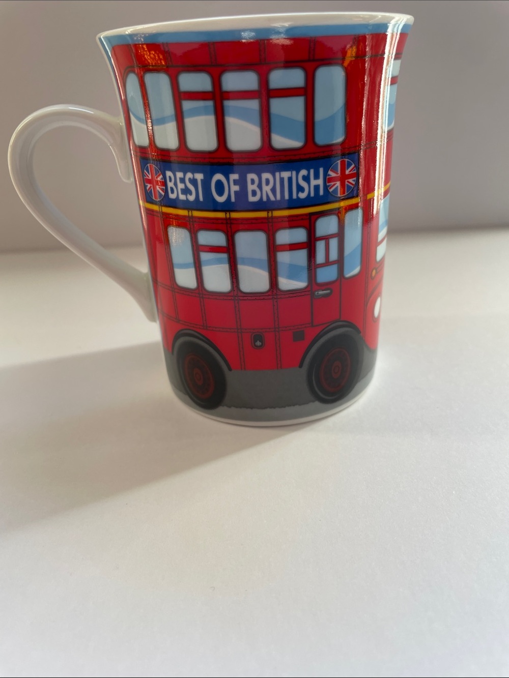 London Best of British Red Double-Decker Bus Mug